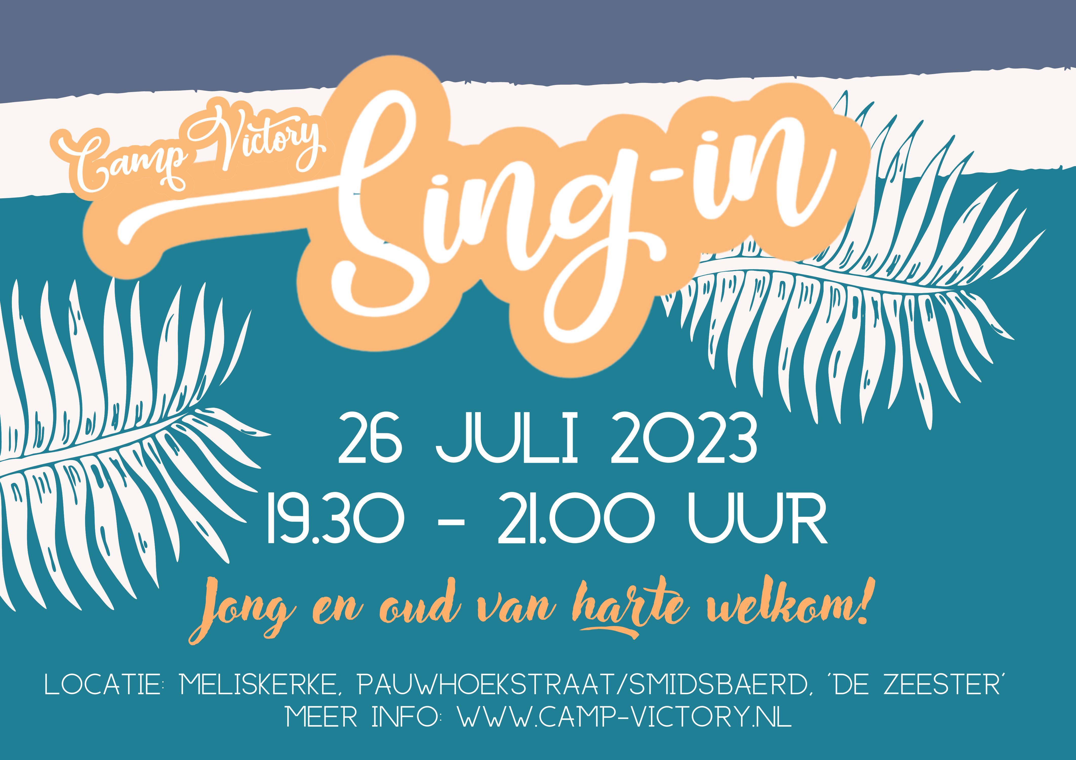 Camp Victory sing in poster 2023 definitieve versie