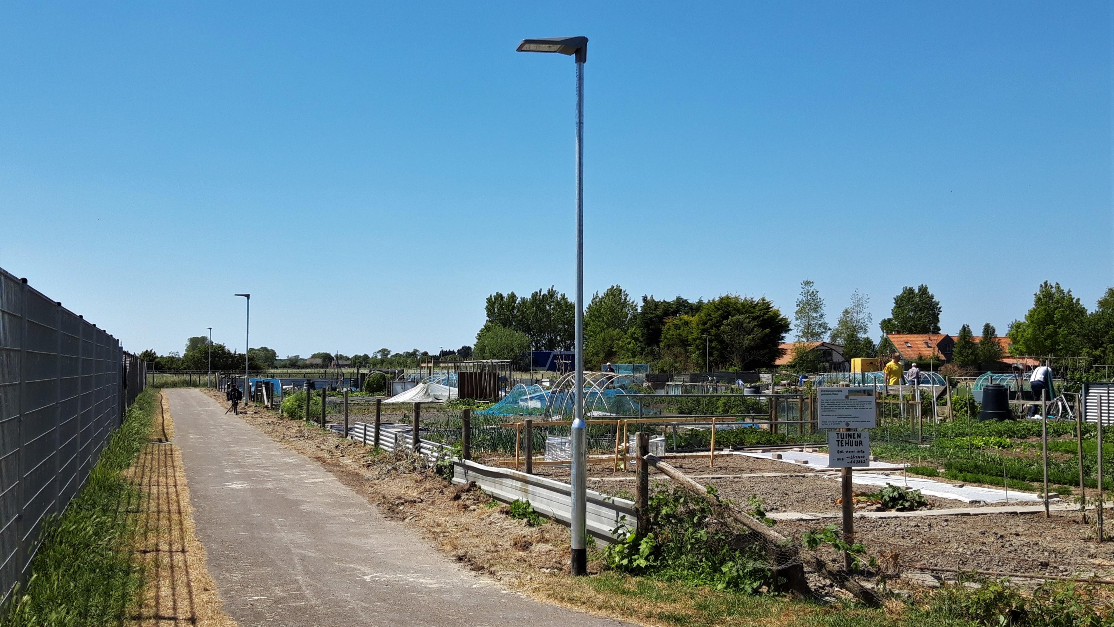 Verlichting fietspad