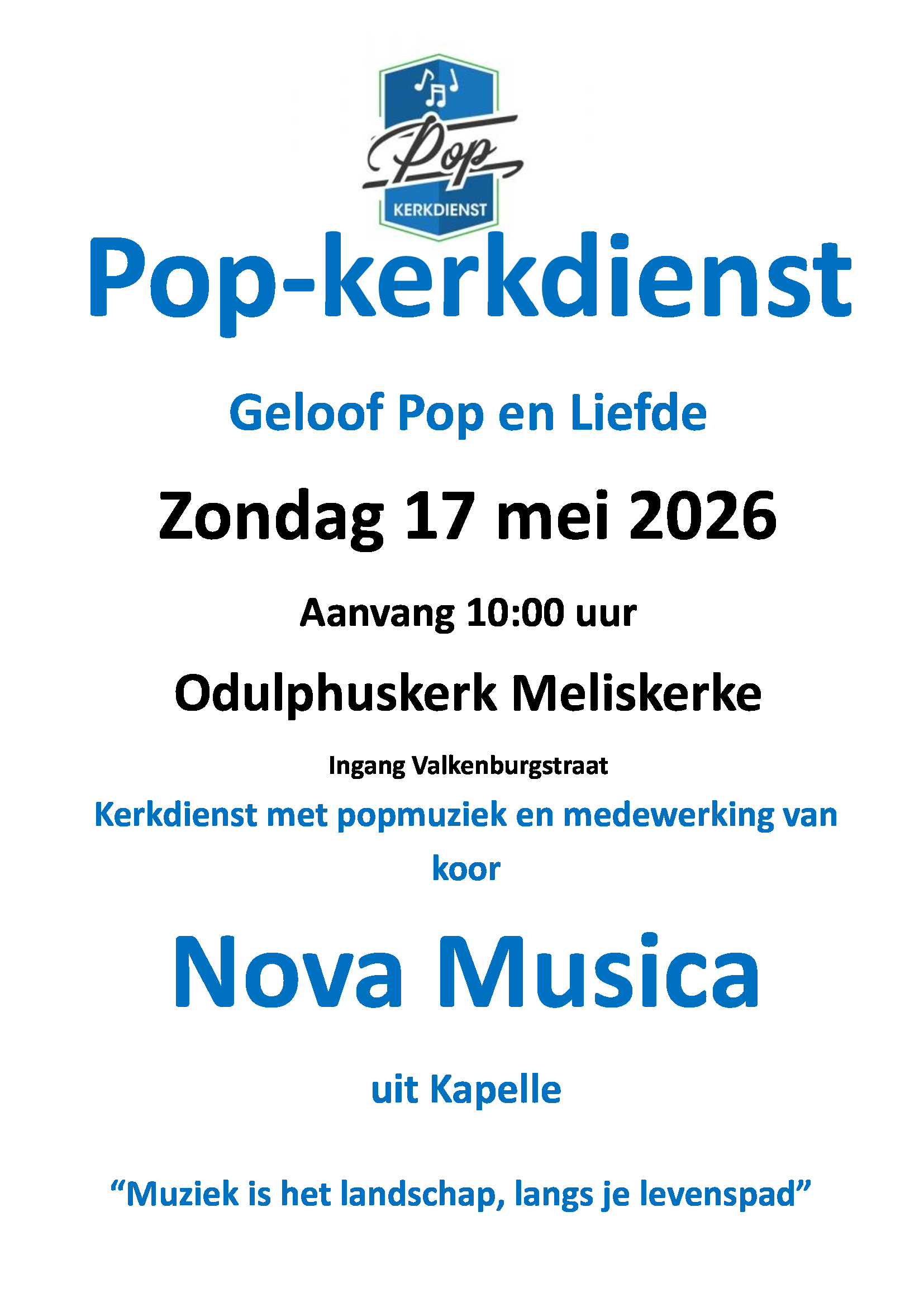 flyer publicatie borden